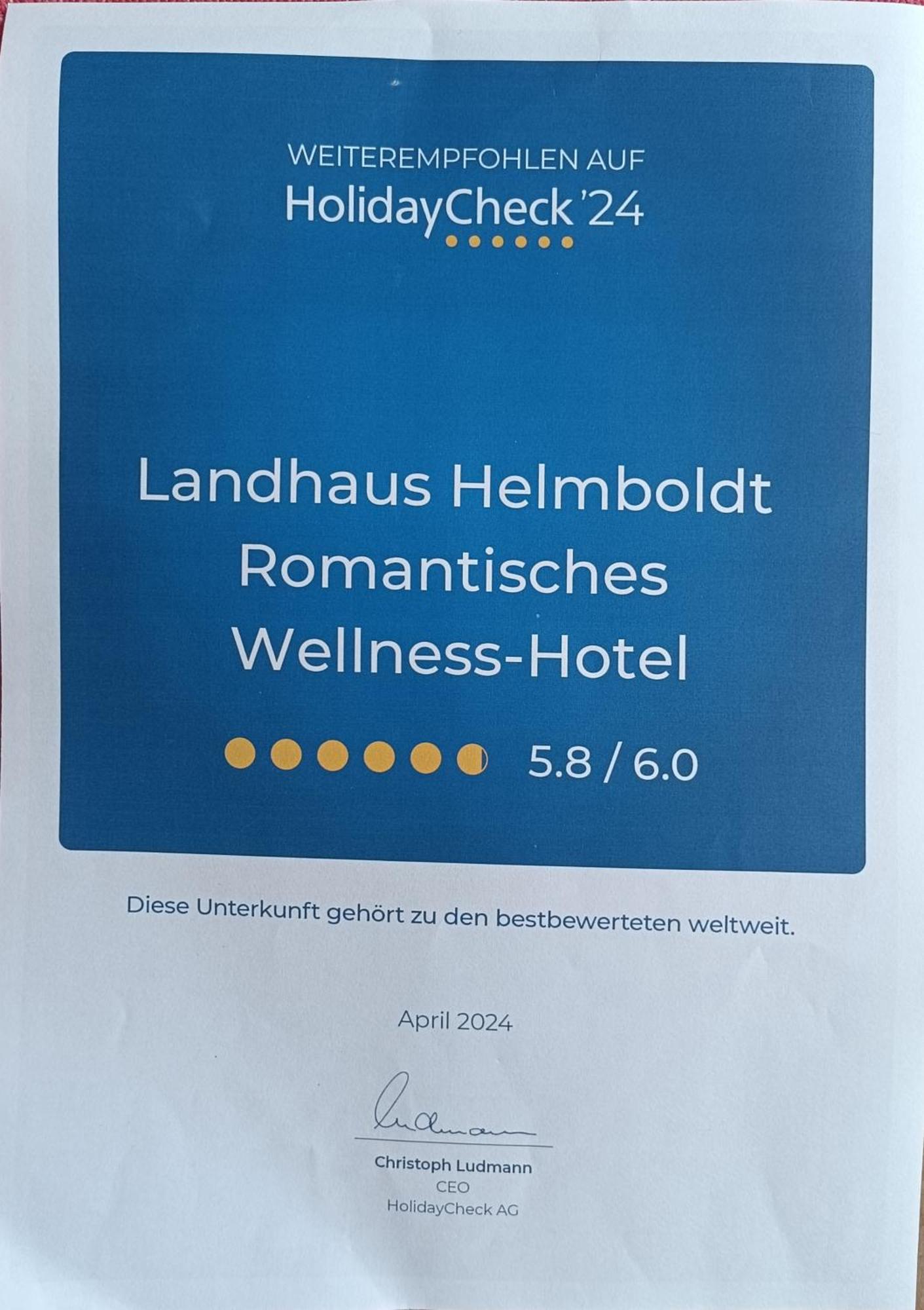 Wellness Und Romantik Hotel Helmboldt 바트사흐사 외부 사진